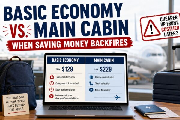 Basic Economy vs. Main Cabin: When Saving Money Backfires