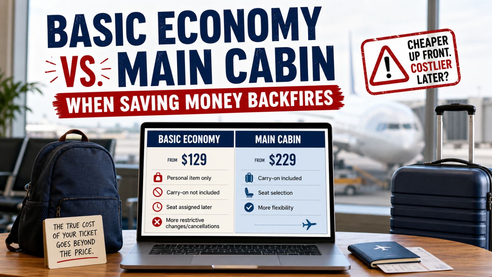 Basic Economy vs. Main Cabin: When Saving Money Backfires