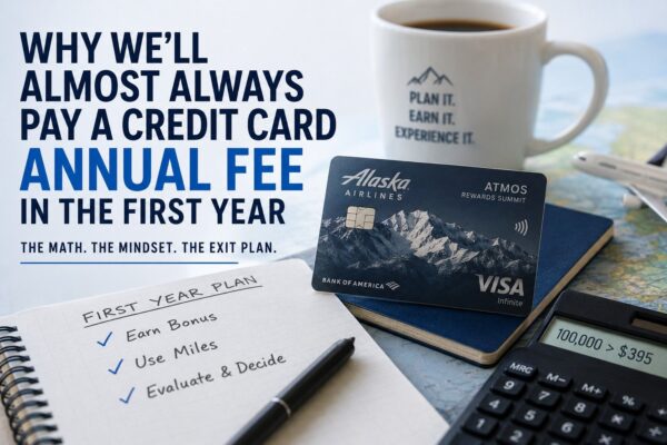 Why We’ll Almost Always Pay a Credit Card Annual Fee in the First Year