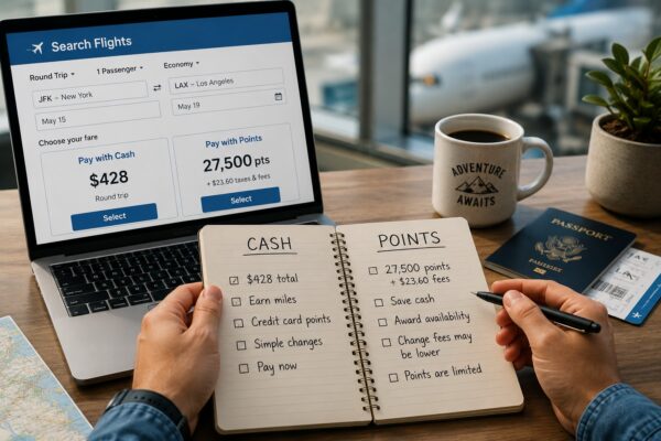 When It Makes Sense to Pay Cash vs. Use Points for Flights