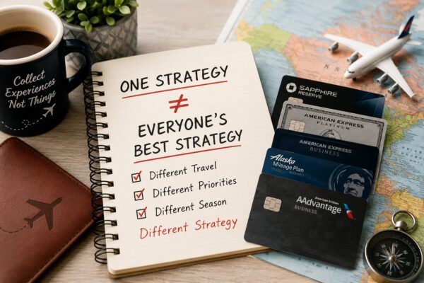 Why We Don’t Follow One Credit Card Strategy — And Why You Shouldn’t Either
